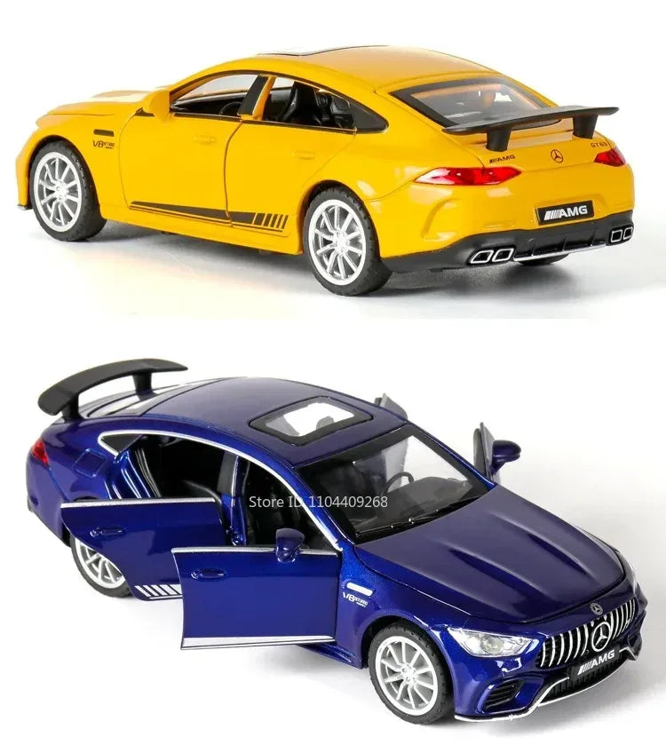 1:32 Scale 300SL GT63 V8 Sports Car Model Toy Metal Die-cast Sound Light Pull Back Vehicles Models Boys Hobby Ornaments Gifts