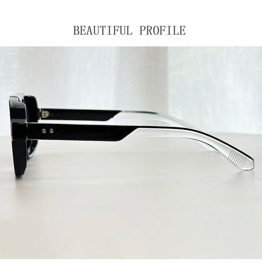 Vintage Square Sunglasses With UV400 Protection
