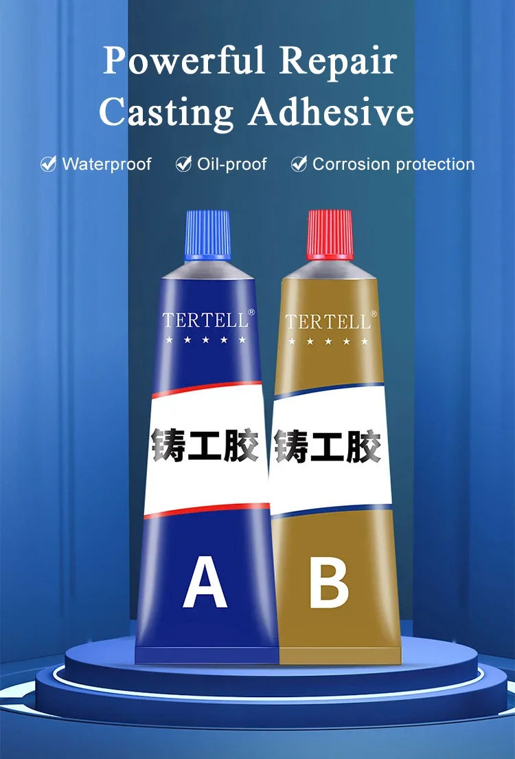 Cold Welding Metal Repair Glue – Heat-Resistant High-Strength AB Epoxy Resin Adhesive
