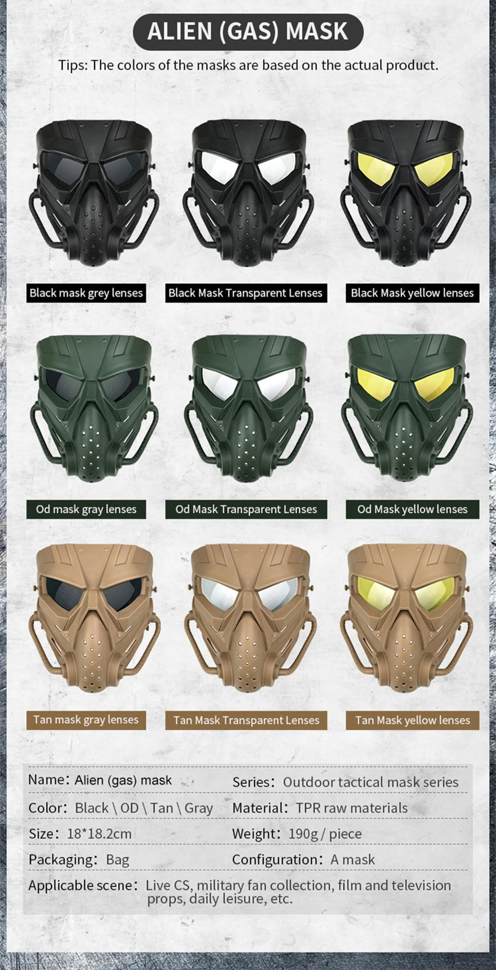 Airsoft Masks Defensive PC Lens Skull Mask Outdoor Shooting Mouth Mask Hunting Tactical Paintball Protection Face Mask
