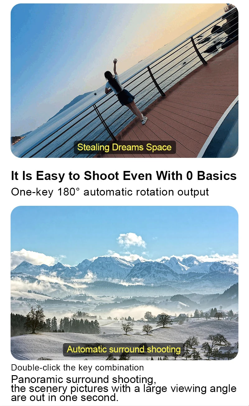 3-Axis Handheld Gimbal Phone Stabilizer with Extension Rod  8.0 Anti Shake Face Tracking for Phone Outdoor Shooting Vlog