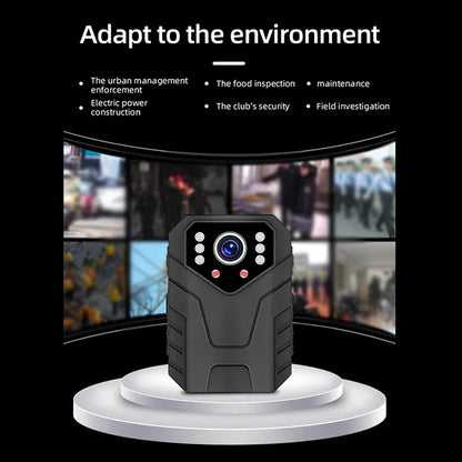 Mini Body Camera Full HD 1080P 2 Inch IPS Touch Screen Night Vision Video Recorder Security Guard Police Body Mini Cam