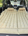 Portable Dual-Use Inflatable Bed For Car Travel Off-Road SUV Rear Seat Flocking Multi-Functional Comfortable Mattress
