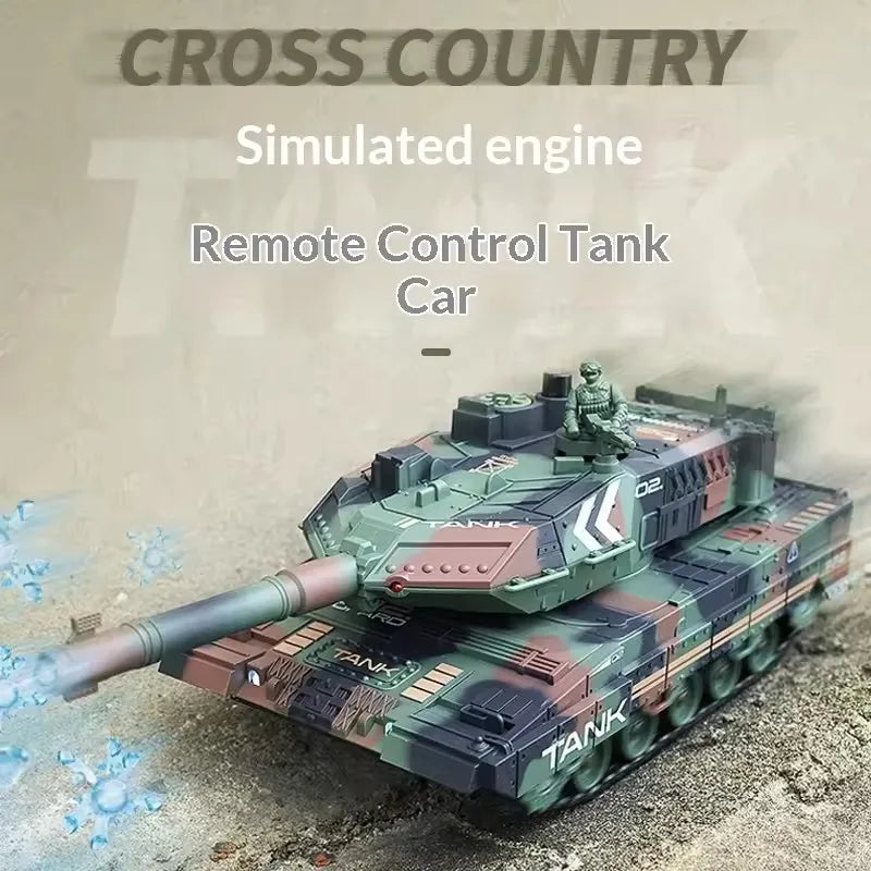 2.4G Remote Control Military Tank With Water Bullet And Spray