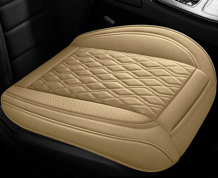 Genuine Leather Car Seat Cover Breathable Hole Car Seat Cushion Universal Auto Seat Mat Pads 3D Convex Design Chair Cushion Mats