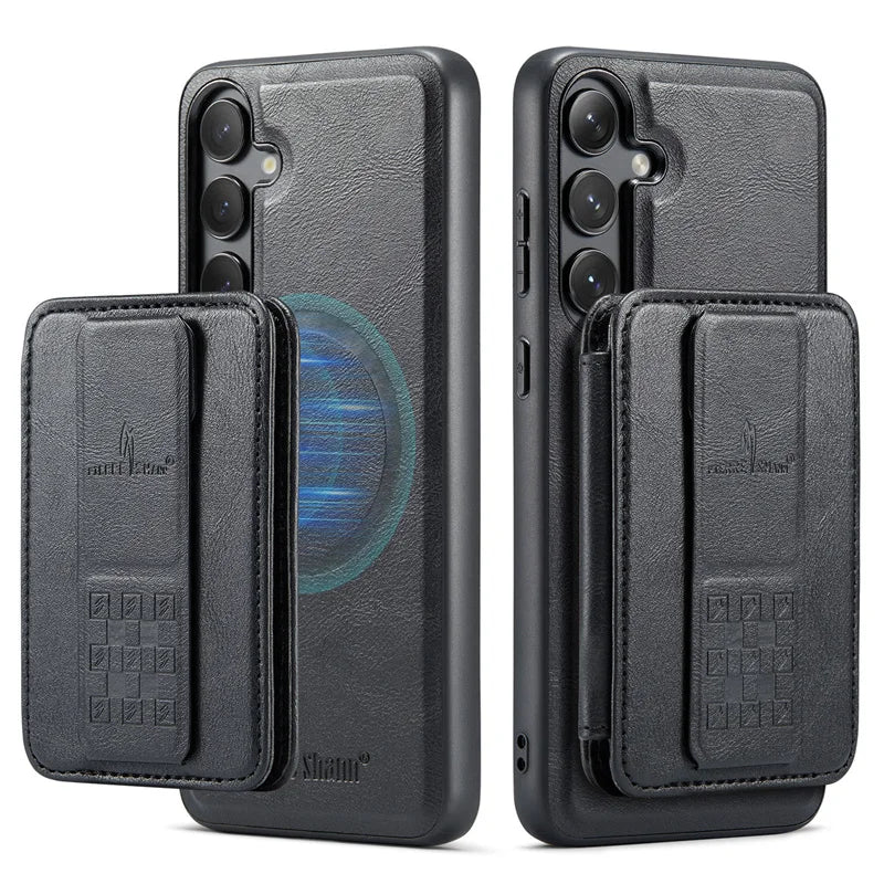 2 in 1Detachable Blocking Wrist strap Card Slot Wallet Case For Samsung Galaxy S 24 25 22 23 Ultra FE Plus  Phone Case