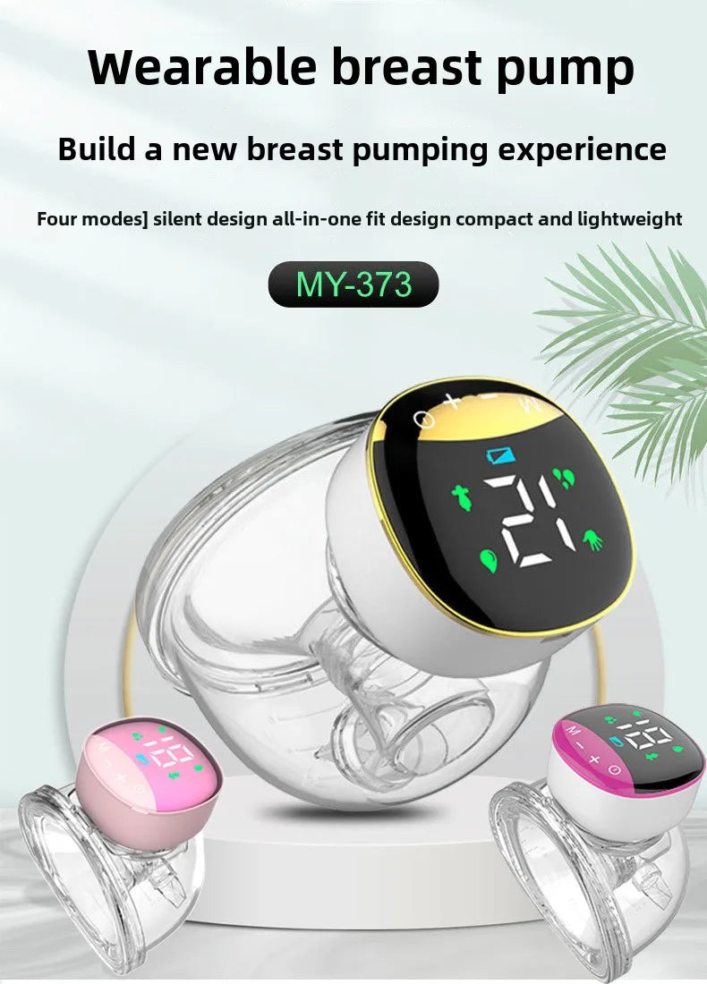 Wearable Hands-free Device Auto Suck 180ml Bottles Silicone Free Care Single Wearable Milk  Breastfeeding Breast Pump