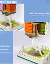 Creative Tensegrity Sculptures Suspended Gravity Building Blocks Balloon Flying House Bricks Model Kids Toys Christmas Gift