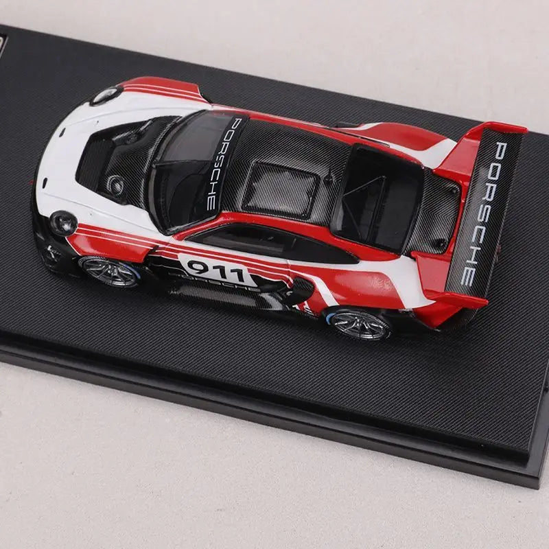 1 64 Scale 911 992 GT3 R Rennsport Diecast Model Car