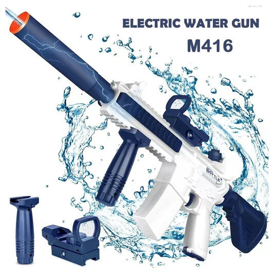 M416 Large Capacity Electric Water Gun Fully Automatic Shooting Rechargeable Water Blaster