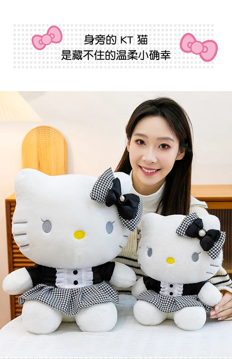 Black Cat Character Plush Stuffed Doll Pillow Toy
