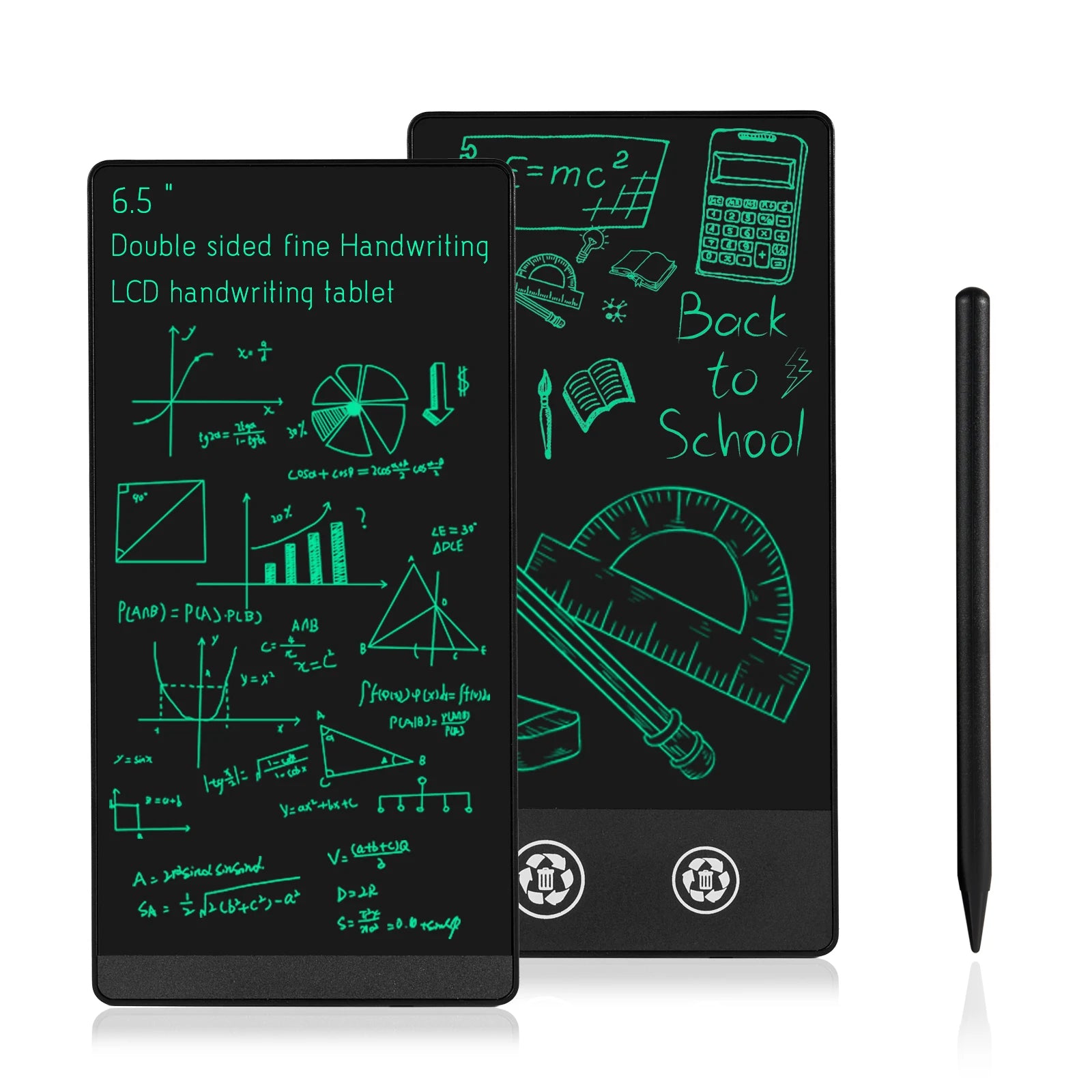 6.5-inch Screen Superfine Handwriting LCD Writing Board Meeting megnetic Single/Double Sided Pad Liquid Drawings Tablet