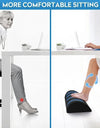 1Pc Foot Rest for Under Desk at Work-Ergonomic Design Foot Stool for Fatigue with Memory Foam,Non Slip Bead,Washable