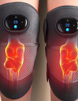 Heating and Vibration Knee Massage Pad Knee Joint Massage Tool Intelligent Button Adjustable Multi Gear Led Display