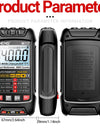 Capacitor Tester Resistance Current Voltage Multimetro 4000 Counts Instruments Meter Multimeters NCV Backlight Tools