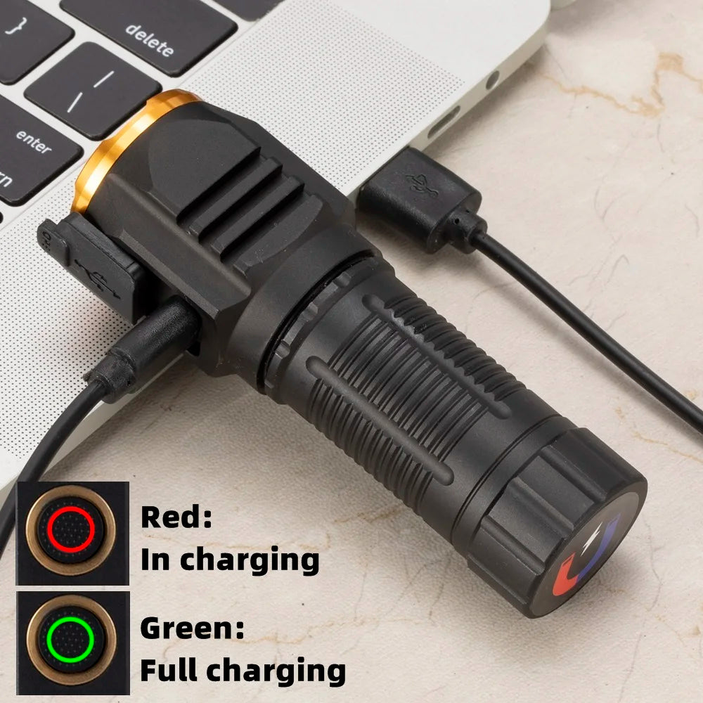High Bright LED Rechargeable Flashlight