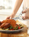 Kitchen Scissors One Piece 3Cr13 Stainless Forged Steel Kitchen Powerful  Multi-Function Chicken Bone Kitchen Shears