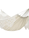 Macrame  Double Hammock Bohemian Woven Fringe Tassels Canvas Large Hanging Swing Bed Chair for Beach Yard Bedroom Patio Porch