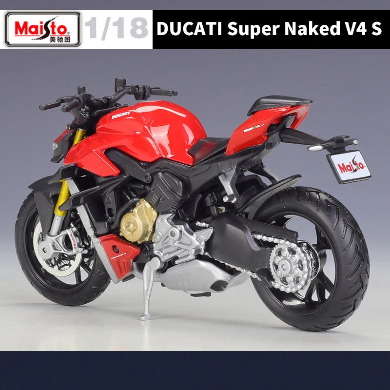 1 18 Scale Ducati Super Naked V4S Diecast Motorcycle Model