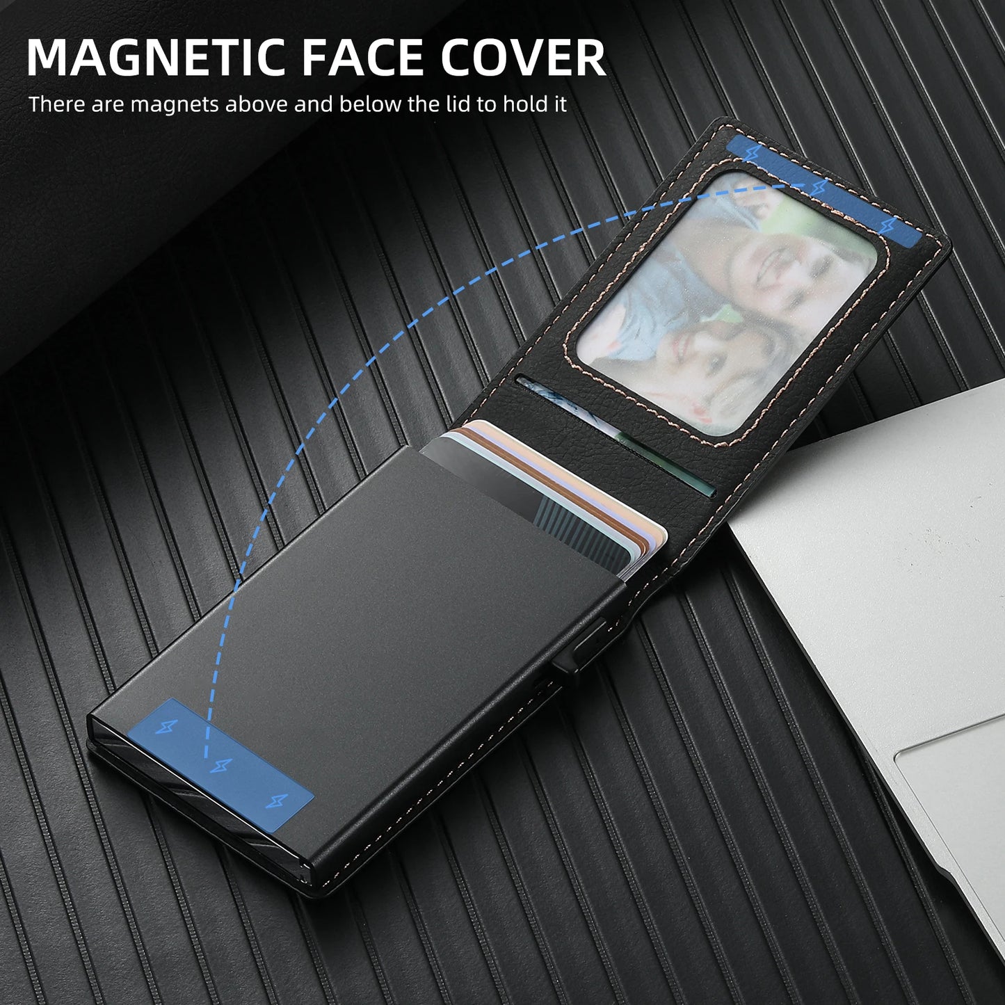 Magnetic PU Leather Wallet Case with Card Slot & Kickstand for Samsung Galaxy S26 Ultra / S25 Plus – Wireless Charging Cover