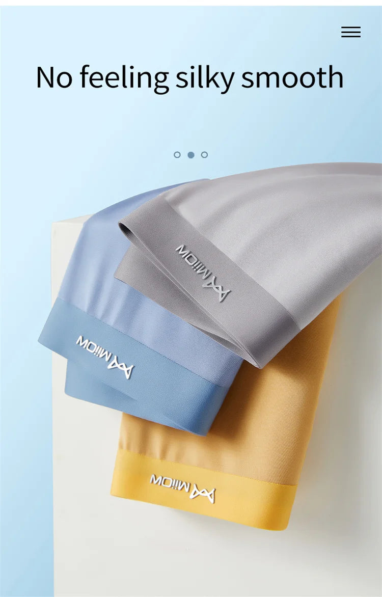 3-Pack Seamless Modal Silk Boxer Shorts – 80 Count