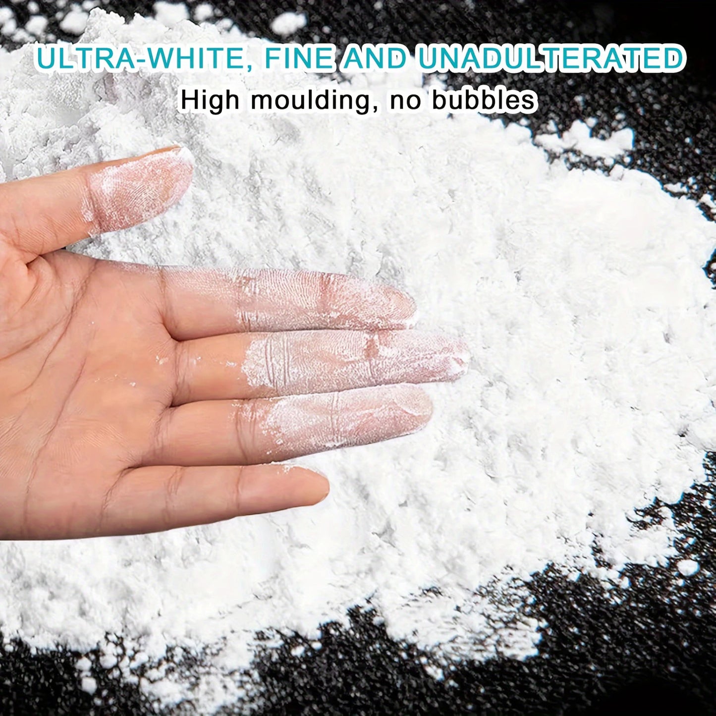 Resin Casting Powder 1000g/2000g/3000g – Fast Demold 20–30 Min, Self-Leveling Plaster for Craft Casting