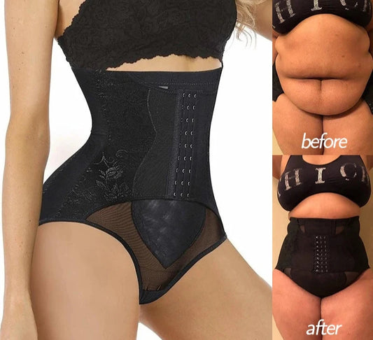 Women Waist Trainer Body Shaper High Waist Shaping Panties Tummy Control Knickers Slimming Underwear Postpartum Recovery Briefs