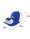 Sun Visor Hats with Fan Detachable Fan Breathable Solar or USB Charging for Outdoor Sports Backpacking Travel Hiking Fishing