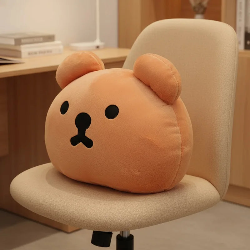 Cute Cartoon Bear Plush Stuffed Doll Cushion Toy