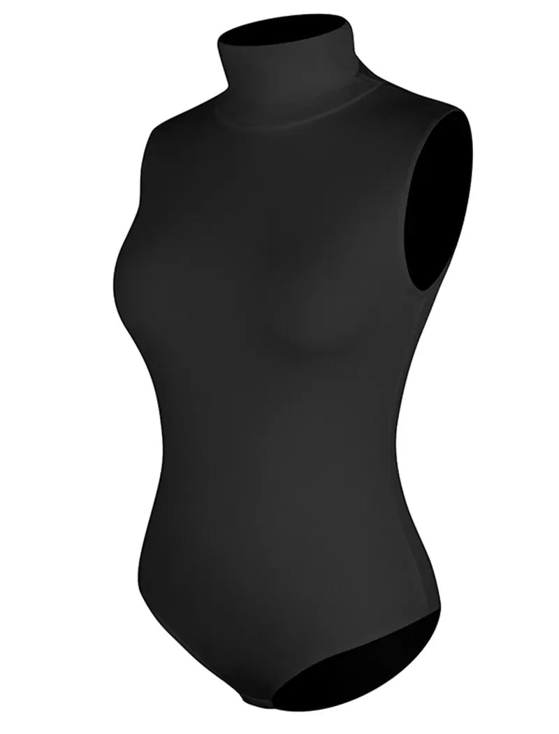 Women High Collar Sleeveless Bodysuit – Tummy Control & Butt Lifting Shapewear