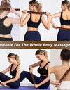 Guasha Wood Stick Tool Wood Therapy Massage Tool for Body Shaping,31 Beads Back Massage Roller Stick,Lymphatic Drainage Massager