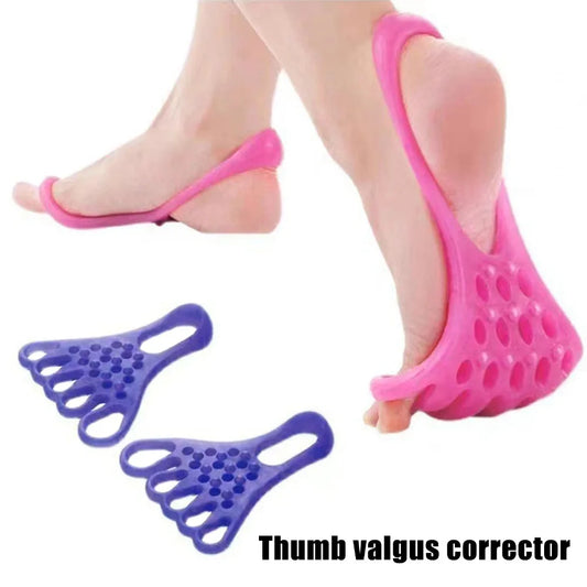 1 Pair of Pinched Toe Trainers Thumb Valgus Orthotics Arch Yoga Foot Muscle Relaxation Tool Yoga Foot Massage Stretching Strap