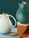 950ml Retro Insulated Flask Kettle Vacuum Thermal Water Coffee Carafe Household Portable Tea Pot Hot Water Bottle