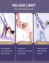 Finger Stretching Tool Elastic Yoga Belt Woman Hammock Split Lower Waist Trainer Inverted Rope Pull Extension Belt