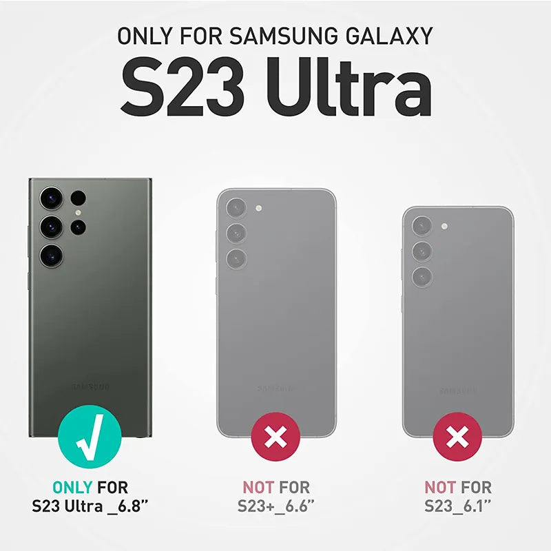 For Samsung Galaxy S23 Ultra Case 2023 UB Pro Full-Body Dual Layer Rugged Belt-Clip Case with Built-in Screen Protector