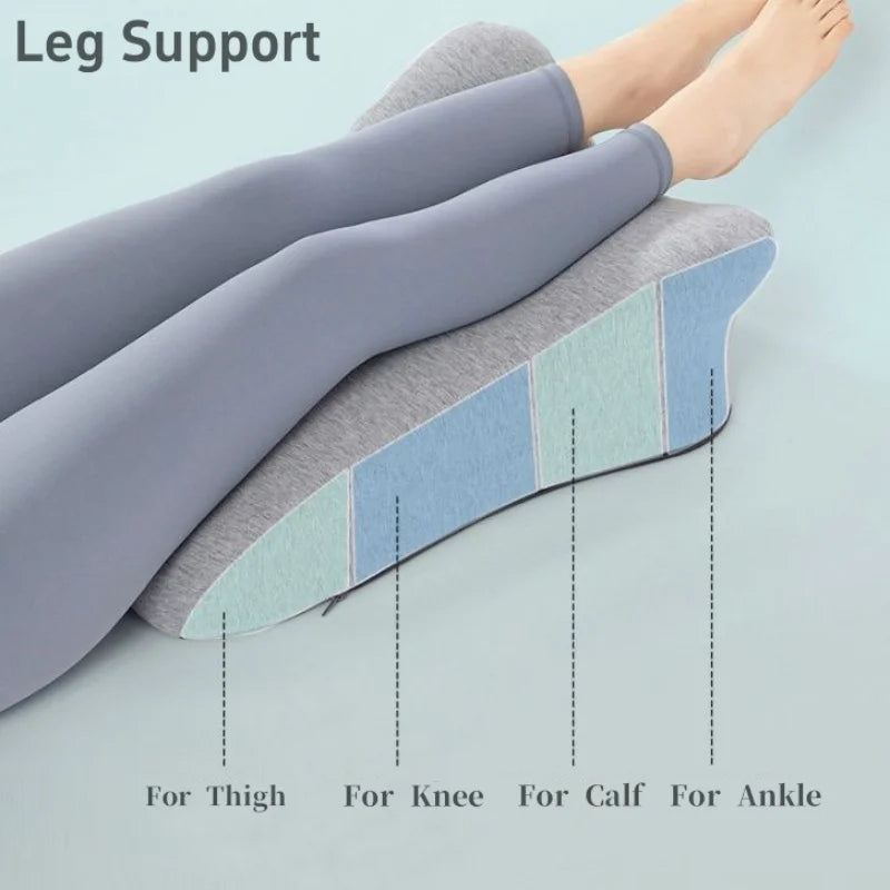 Ergonomic Memory Sponge Pillow Lie On The Bed Sleeping Pillows Neck Traction Pillow Leg Shoulder Waist Support Bed Cushion