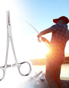Stainless Steel Curved Tip and Straight Tip Forceps for Locking Clamp Hemostatic Forceps Arterial Forceps Clamp Fish Hook Pliers
