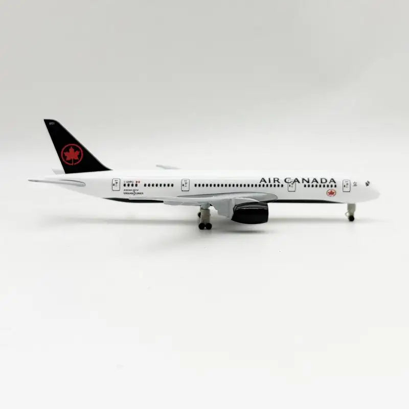 1 Set Alloy Metal Air Canada Airlines B787 Airways Diecast Airplanes Building Kit With Wheels 20cm Plane Model Toy