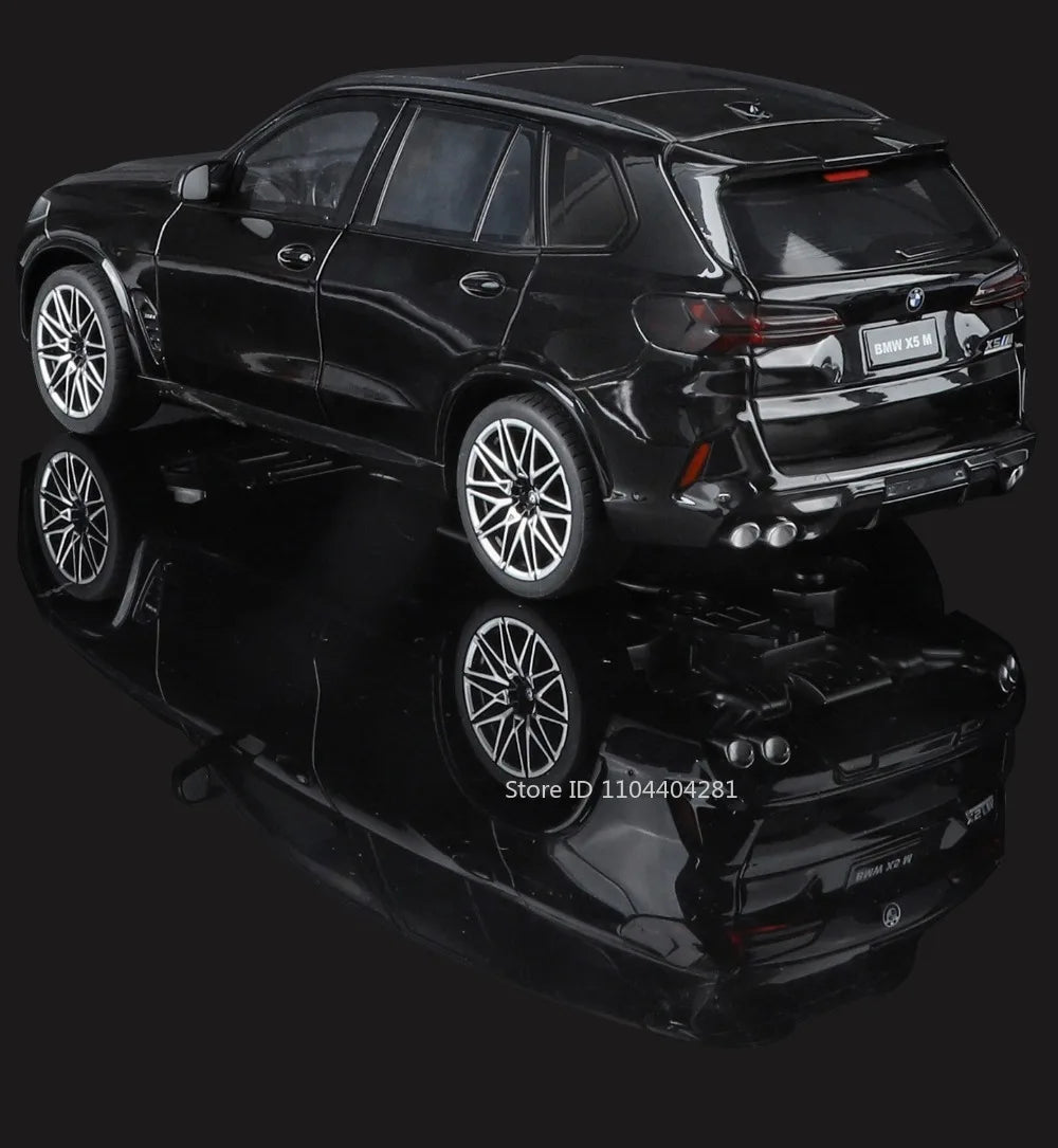 1:18 X5M Honda Accord Car Toys Alloy Diecast Models Shock Absorption Doors Opened Front Wheel Steering Vehices Desktop Ornament