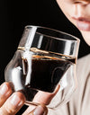 120/130ml Double-layer Glass Cup Hanging Ear Espresso Coffee Cup Anti-scalding Milk Party Brandy Wine Teacup Clear Mug