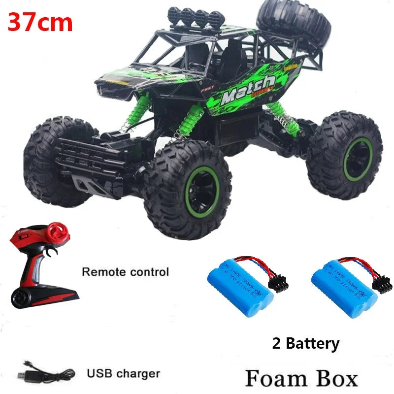 112 Scale Four Wheel Drive RC Monster Truck With LED Lights