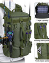 Large Capacity Fishing Gear Storage Backpack Fishing Bag Wet Dry Separation Splash-proof LUYA Bag Hiking Fishing Camping Packs