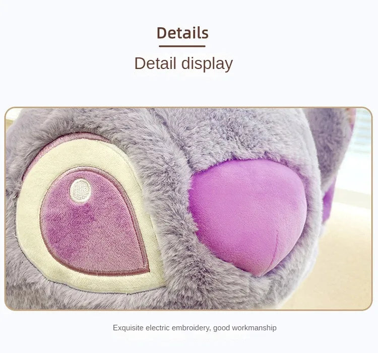 Disney Cartoon Purple Stitch Doll Star  Kawaii Plush Toy Girl's Birthday Doll Girlfriend Valentine's Day Gift 25cm/30cm/45cm