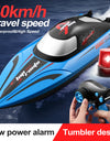 Rc Boat Large 48Cm 40Km/h High-Speed Remote Control Speedboat 2.4G Waterproof Electric Racing Ship Water Toys for Boys