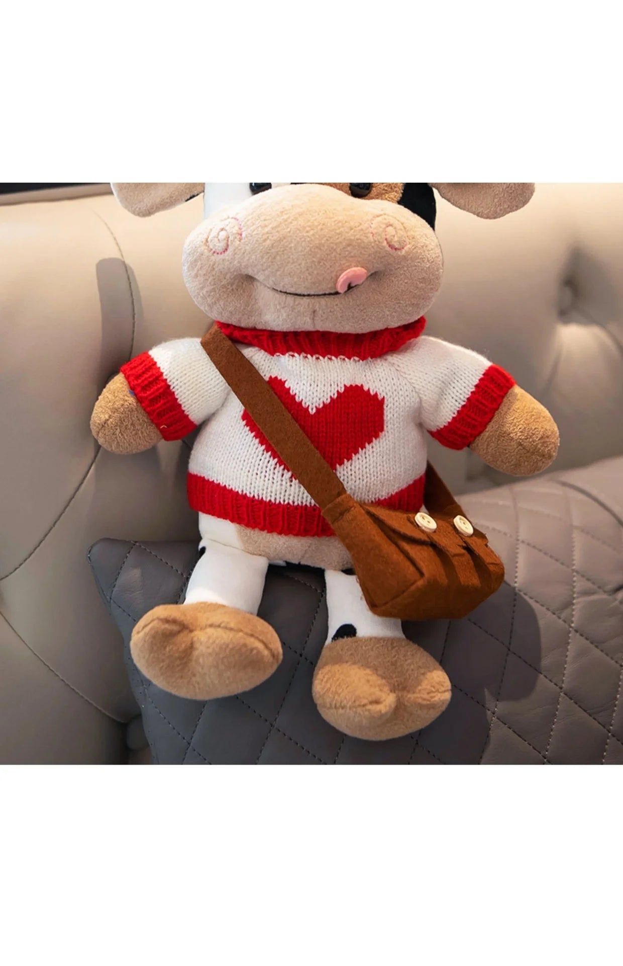 Hot toys Cute Cow Doll Little Cow Plush Toy Chinese Zodiac Cow Doll Cloth Doll New Year's Gift Girl's Birthday Gift
