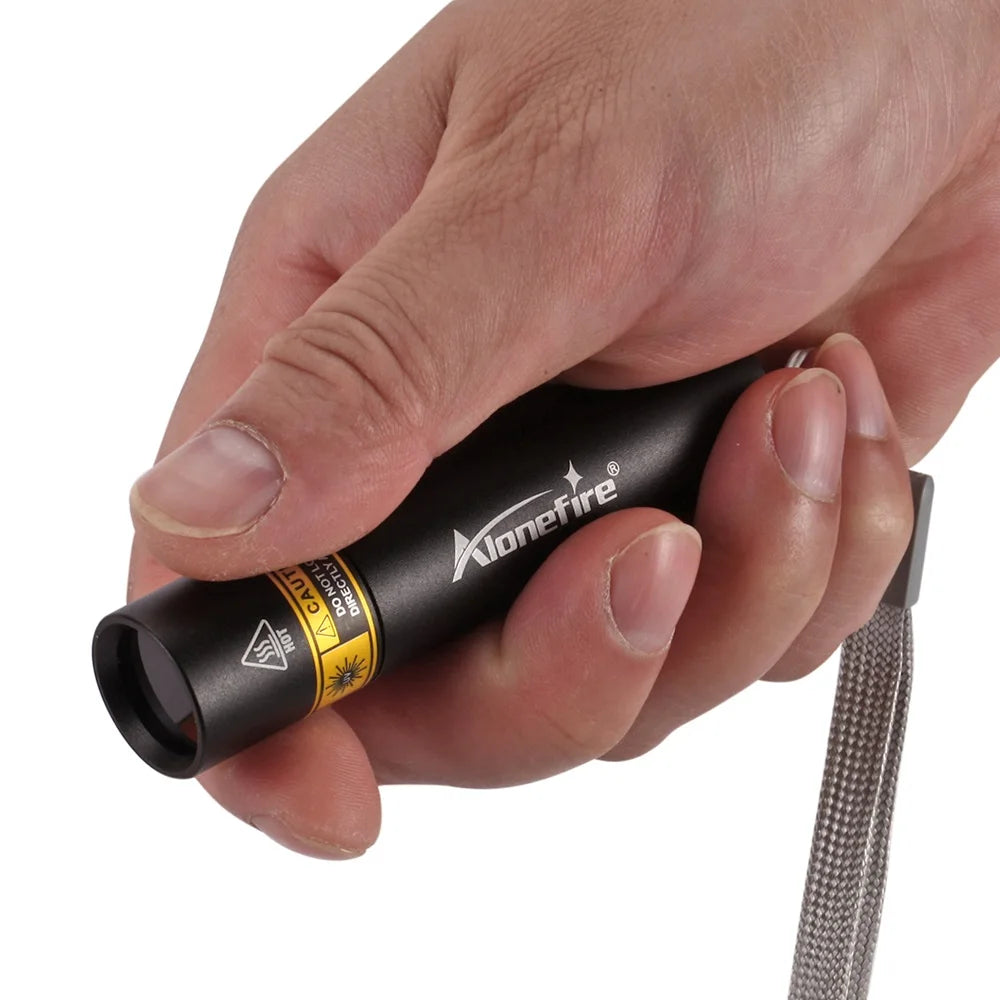 365nm UV Rechargeable Blacklight Flashlight For Detection
