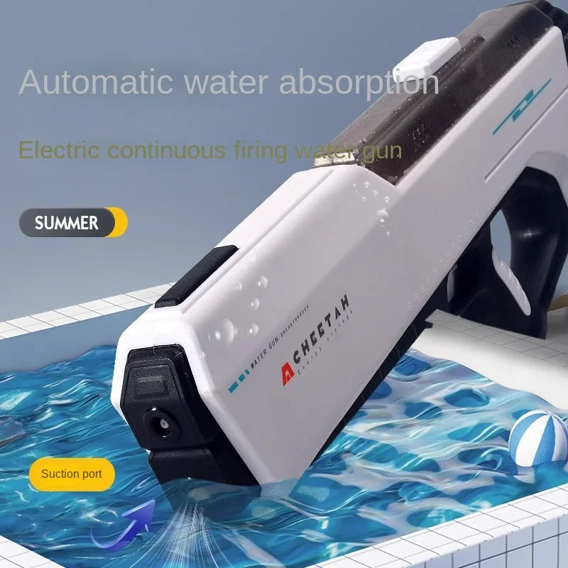 Fully Electric Big Water Gun High Pressure Rechargeable Water Blaster for Outdoor Summer Activities