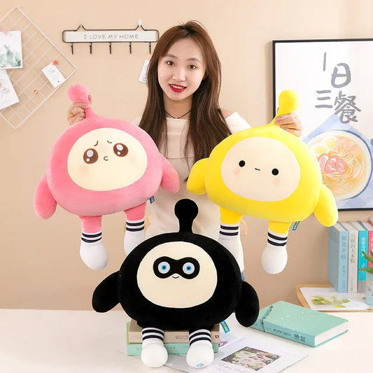Kawaii Egg Party Plush Toy 85 cm Soft Stuffed Pillow Doll