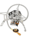 Camping Gas Stove 5800w 3 Head Gas Burner Tourist Strong Fire Furnace Climbing Hiking Equipment Picnic Kitchen Cookware