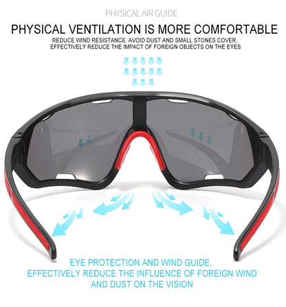 Cycling Sunglasses UV400 Glasses Outdoor Sport Goggles Fishing Running Hiking Riding Racing